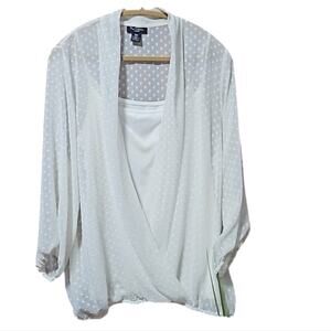 Nue Options Woman 2 Piece Blouse size 16W